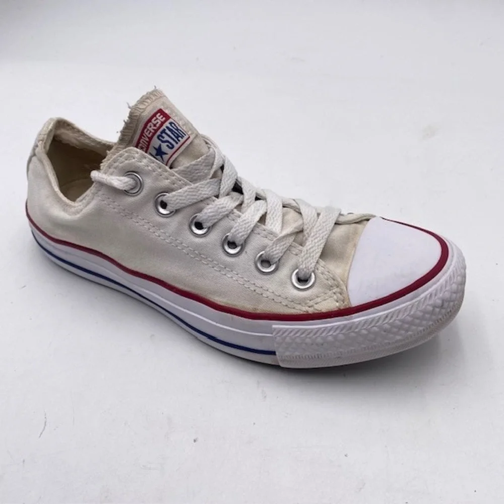 Converse Chuck Taylor All Star Low Top Shoes Womens 6.5 Mens 4.5 White Canvas